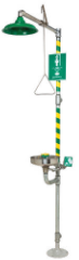 Model 8300-8309 combination shower with AXION MSR eye/face wash